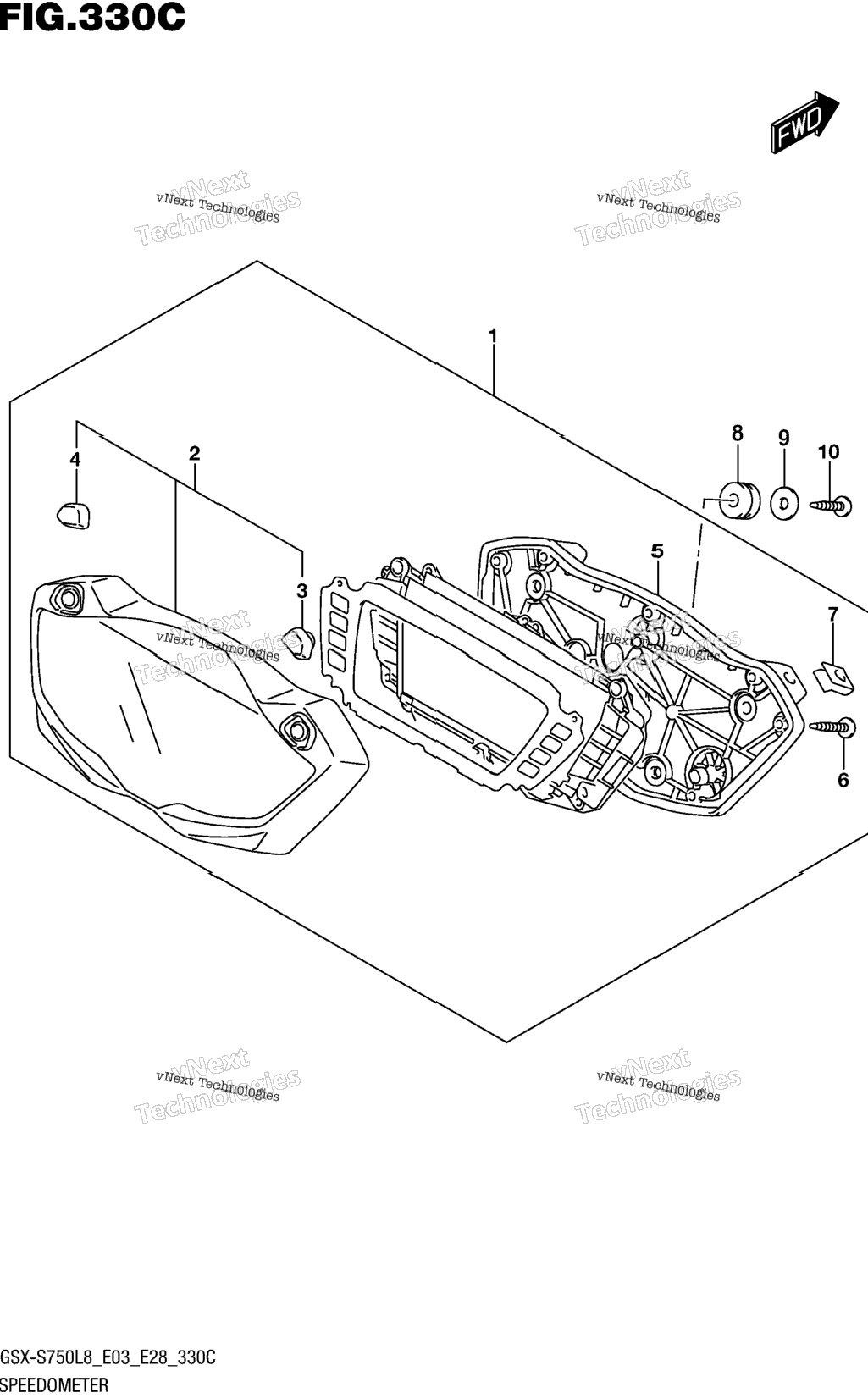 Speedometer (Gsx-S750zl8 E03)