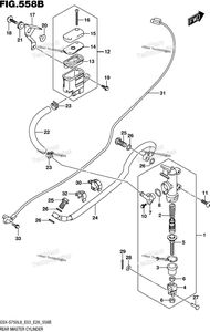 Нажмите для увеличения Rear Master Cylinder (Gsx-S750l8 E33)