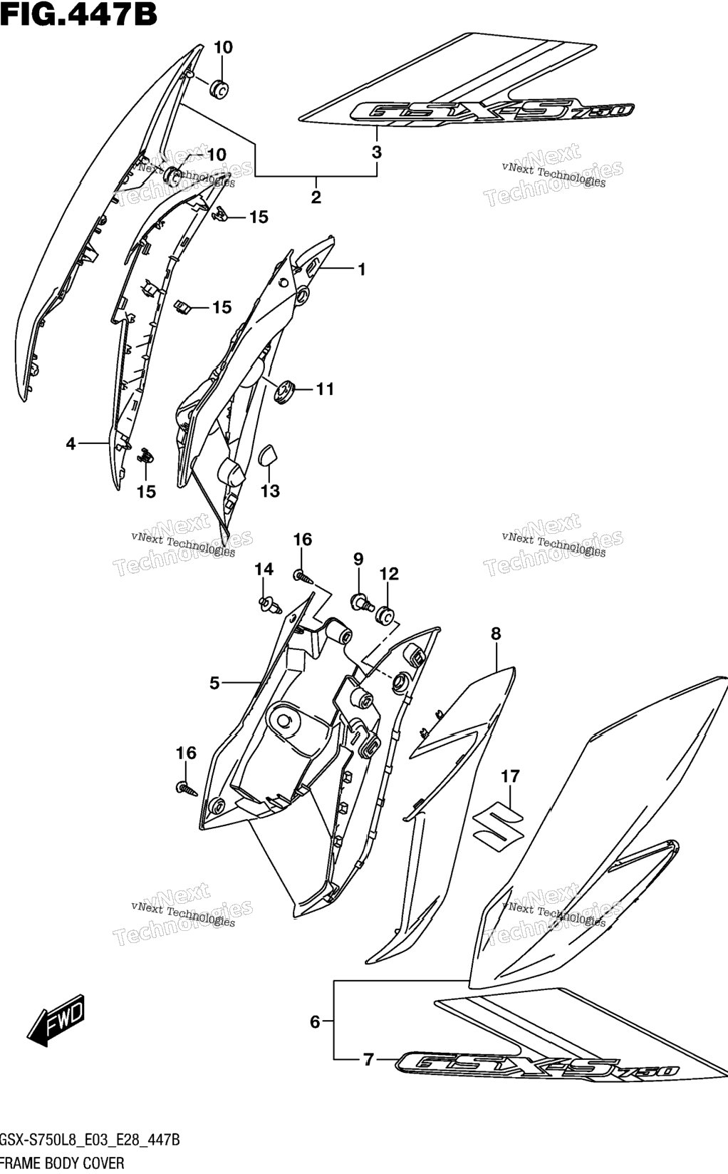 Frame Body Cover (For Ykv)