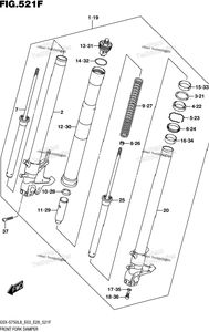 Нажмите для увеличения Front Fork Damper (Gsx-S750al8 E33)