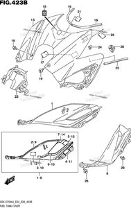 Нажмите для увеличения Fuel Tank Cover (Gsx-S750l8 E33)