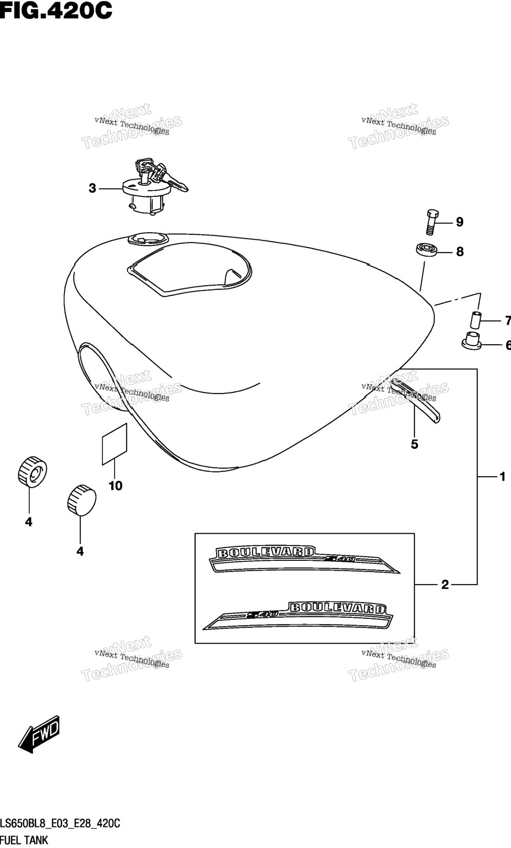 Fuel Tank (Ls650bl8 E33)