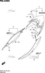 Нажмите для увеличения Frame Cover (Sv650l8 E33) (For Yvb,Ykv)