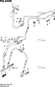 Front Brake Hose (Sv650al8 E33)