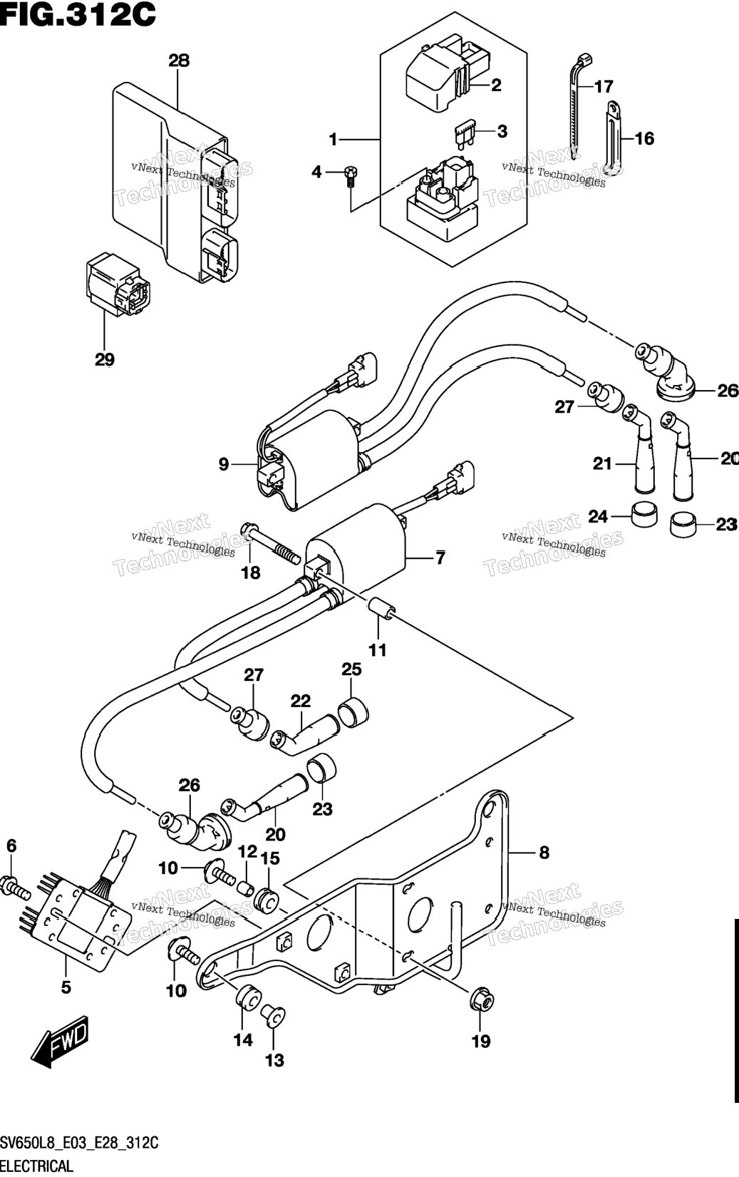Electrical (Sv650al8 E28)