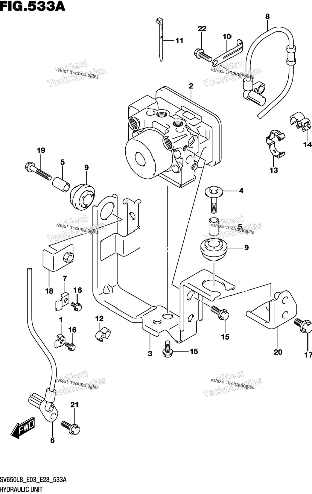 Hydraulic Unit (Sv650al8 E28)