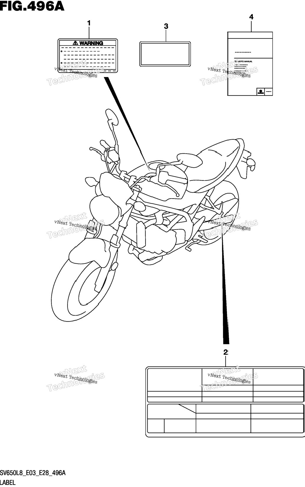 Label (Sv650l8 E03)