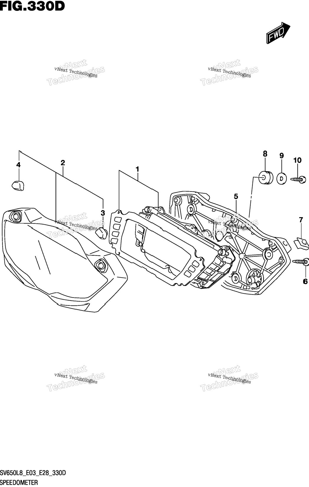 Speedometer (Sv650al8 E33)