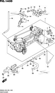 Нажмите для увеличения Throttle Body (Sv650al8 E33)