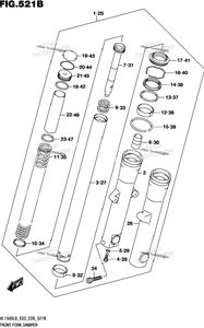 Нажмите для увеличения Front Fork Damper (Vl1500bl8 E28)
