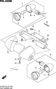 Нажмите для увеличения Front Turnsignal Lamp (Vl1500bl8 E28)