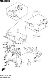 Нажмите для увеличения Rear Turnsignal Lamp (Vl1500bl8 E28)