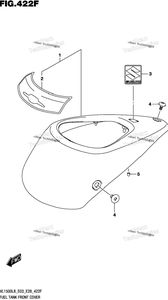 Нажмите для увеличения Fuel Tank Front Cover (Vl1500tl8 E28)