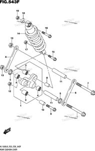 Нажмите для увеличения Rear Cushion Lever (Vl1500tl8 E28)