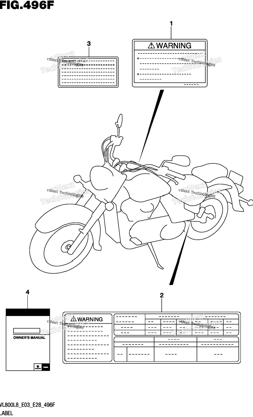 Label (Vl800tl8 E33)