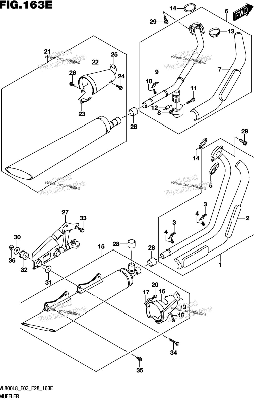 Muffler (Vl800tl8 E28)