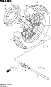 Front Wheel (Vl800l8 E28)