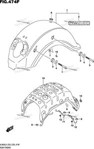 Rear Fender (Vl800tl8 E33)