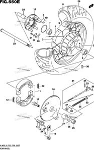 Rear Wheel (Vl800tl8 E28)
