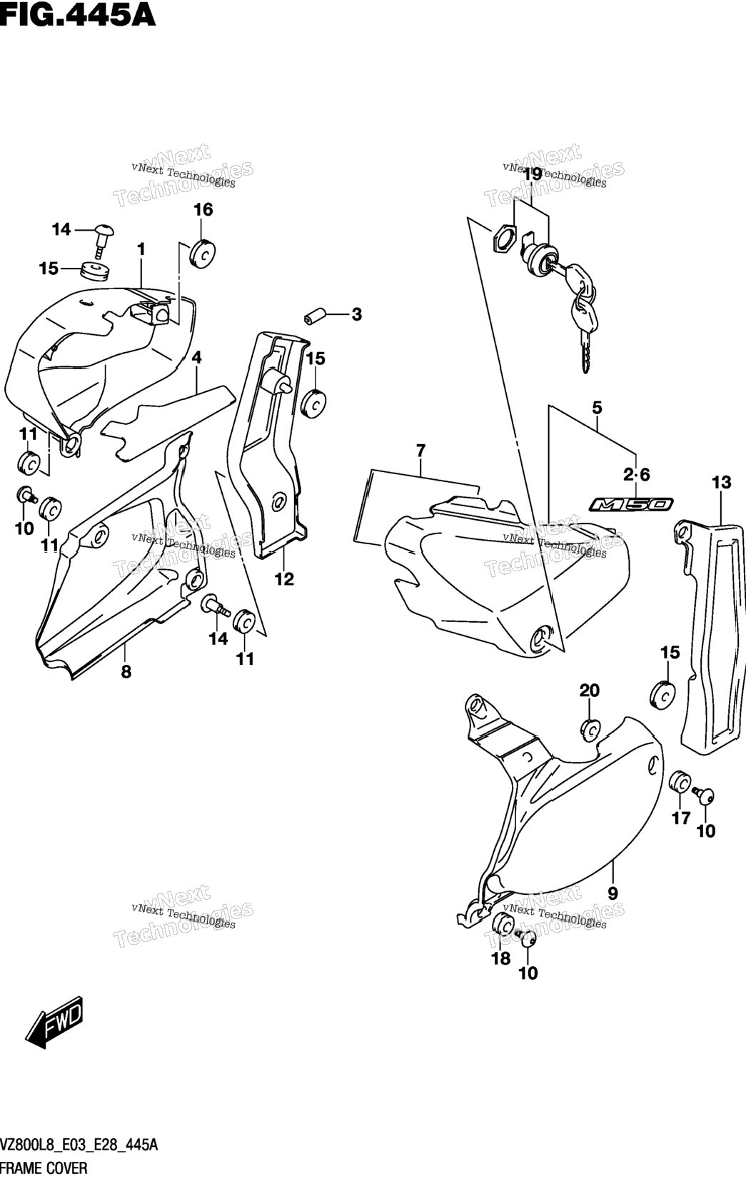 Frame Cover (Vz800l8 E03)