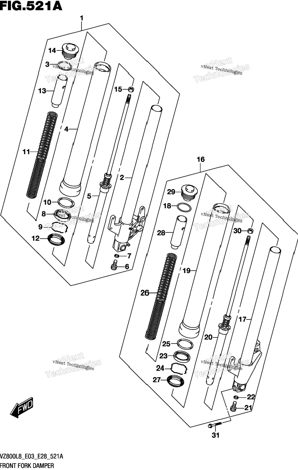 Front Fork Damper