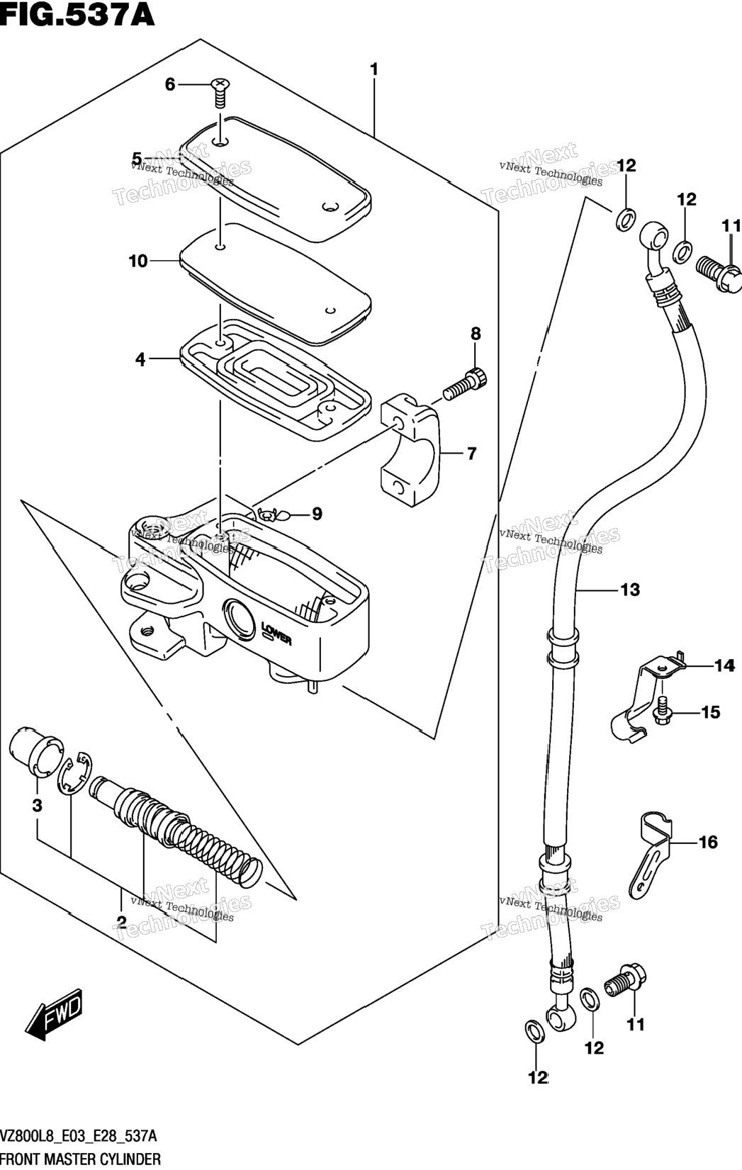 Front Master Cylinder