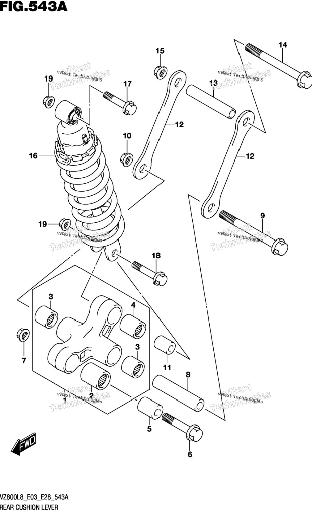 Rear Cushion Lever