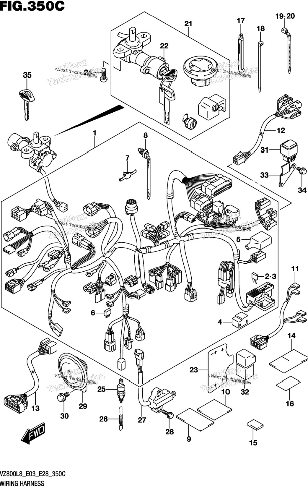 Wiring Harness (Vz800l8 E33)