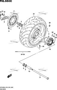 Нажмите для увеличения Rear Wheel (Vzr1800bzl8 E28)