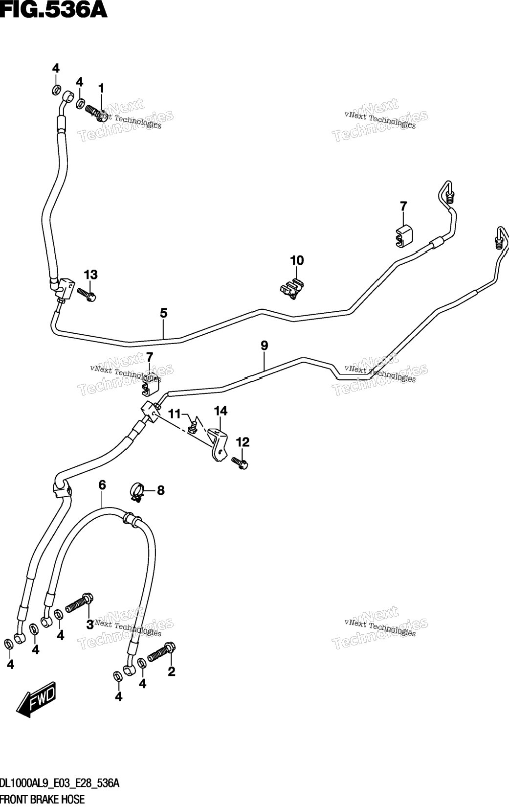 Front Brake Hose