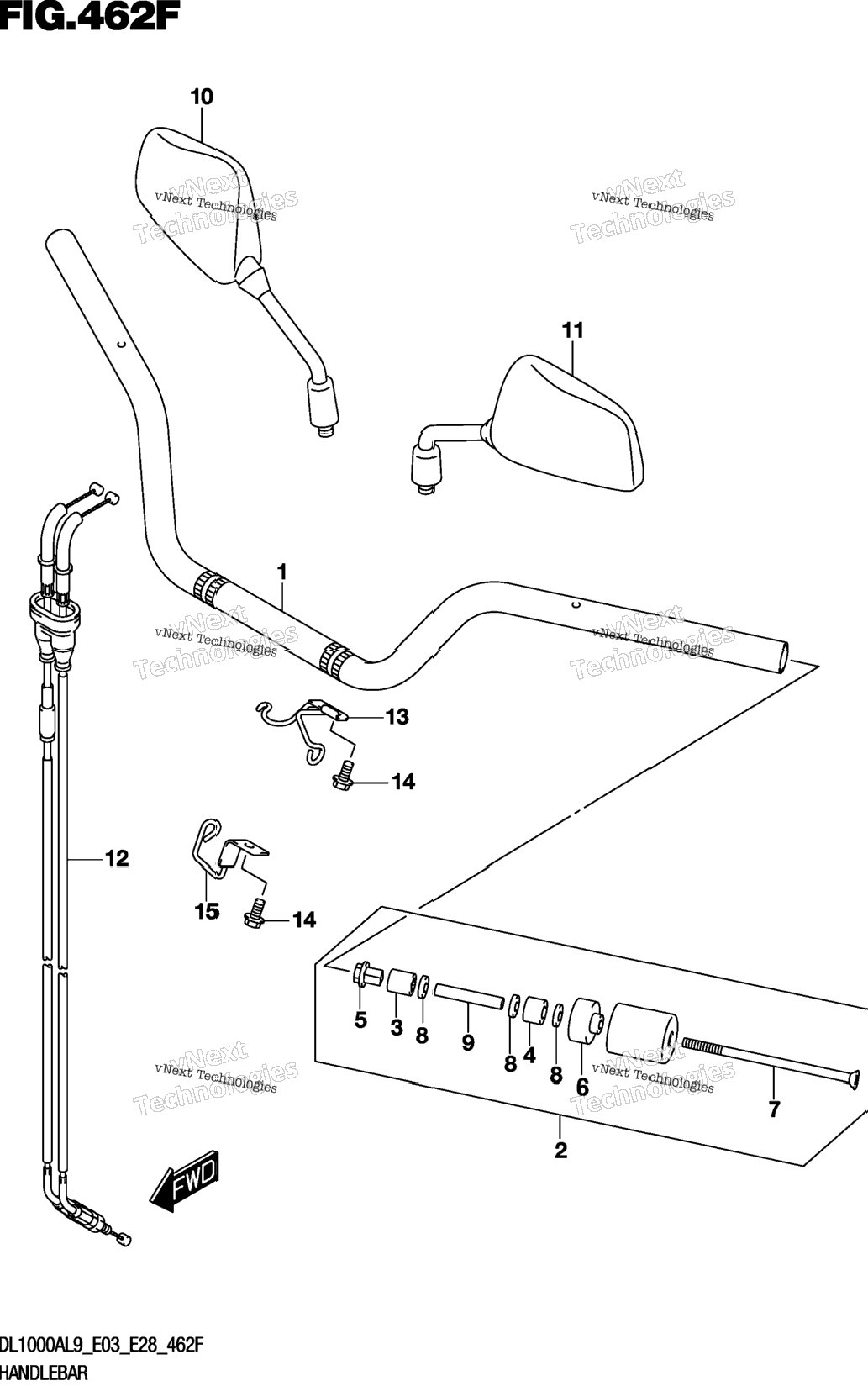 Handlebar (Dl1000al9 E33)