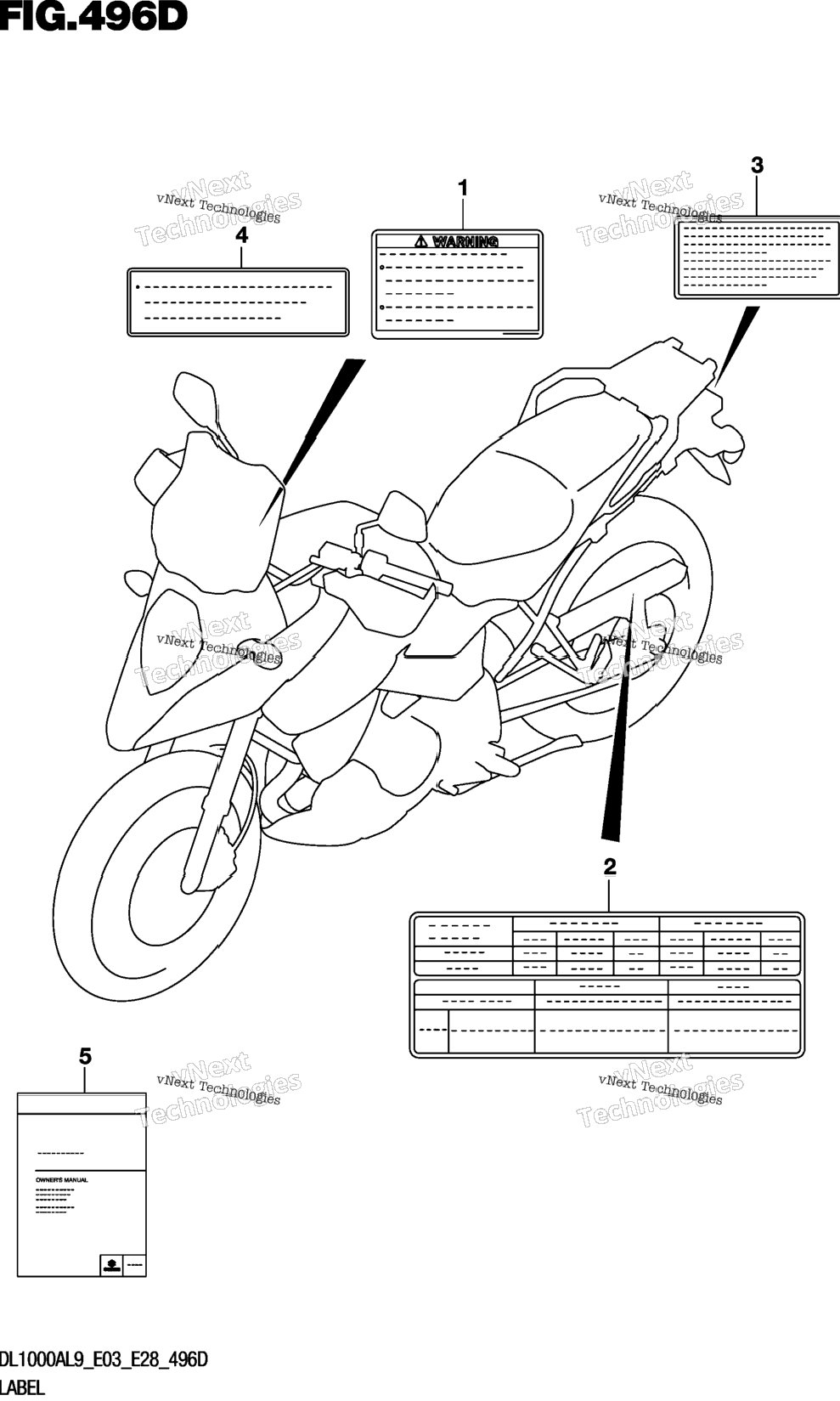 Label (Dl1000al9 E03)