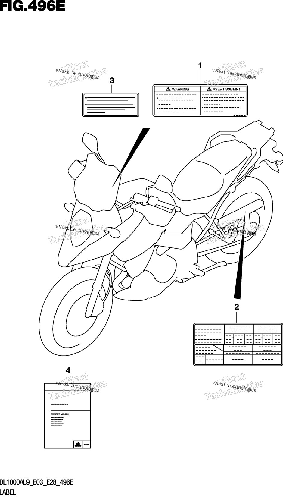 Label (Dl1000al9 E28)