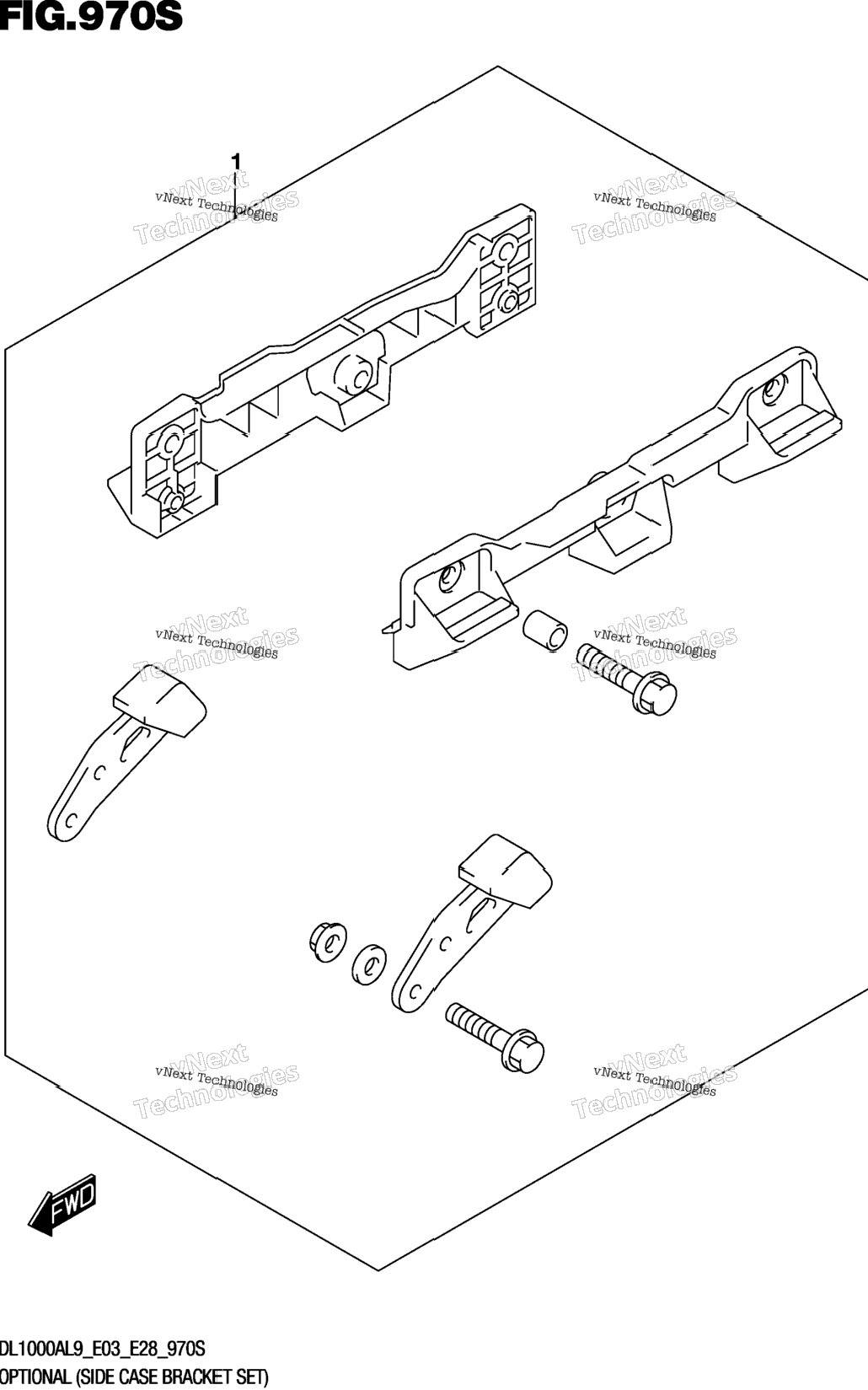 Optional (Side Case Bracket Set)