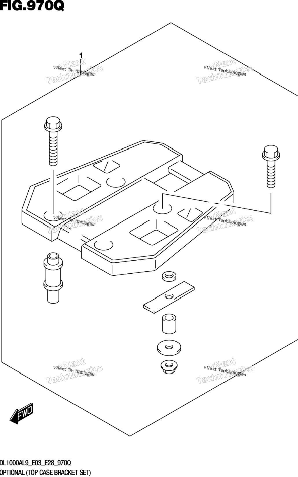 Optional (Top Case Bracket Set)