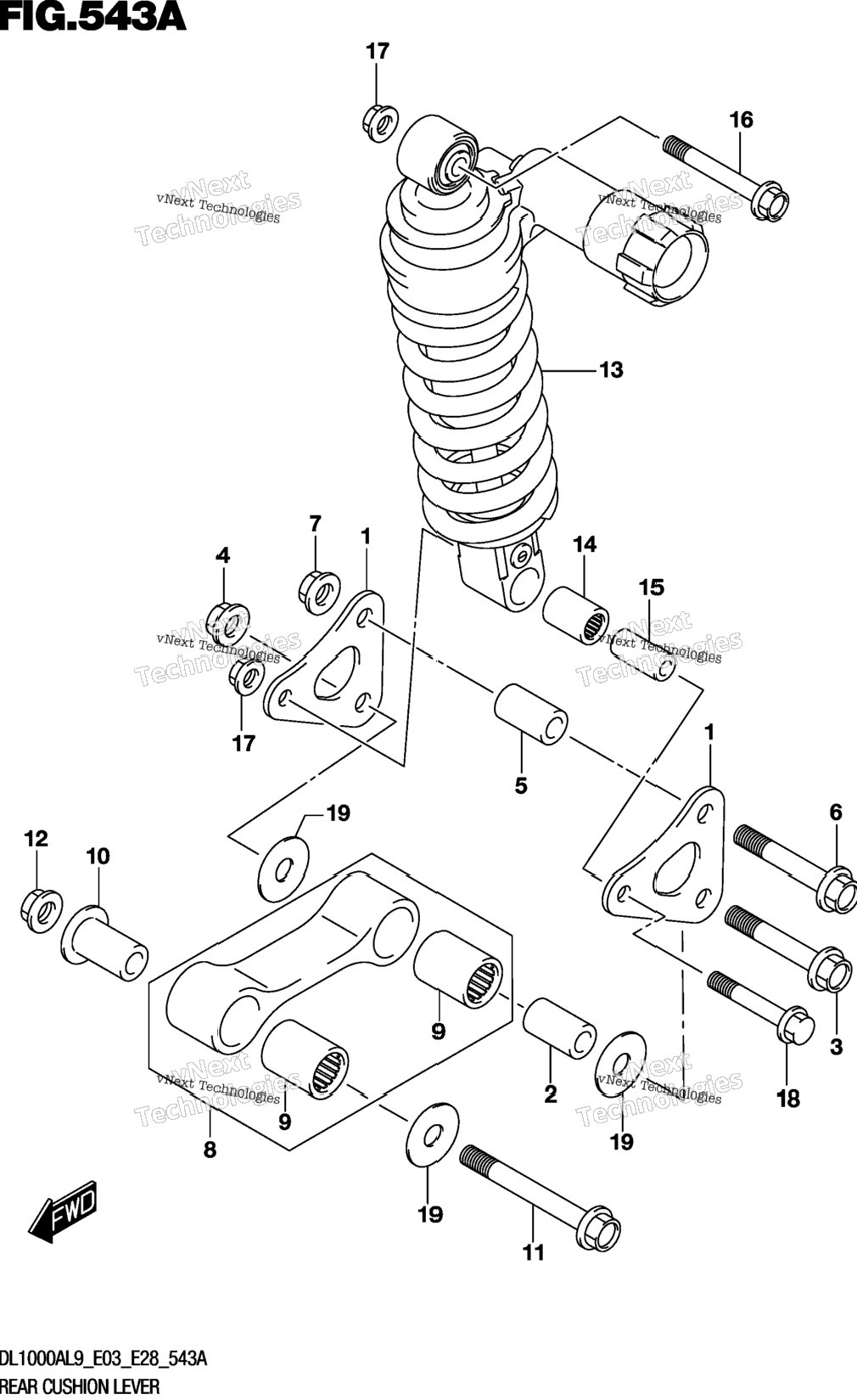 Rear Cushion Lever