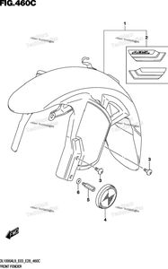 Нажмите для увеличения Front Fender (Dl1000xal9 E33)
