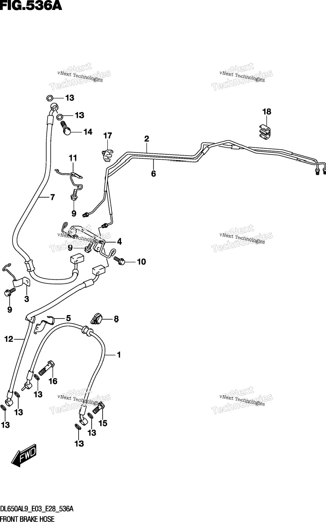 Front Brake Hose