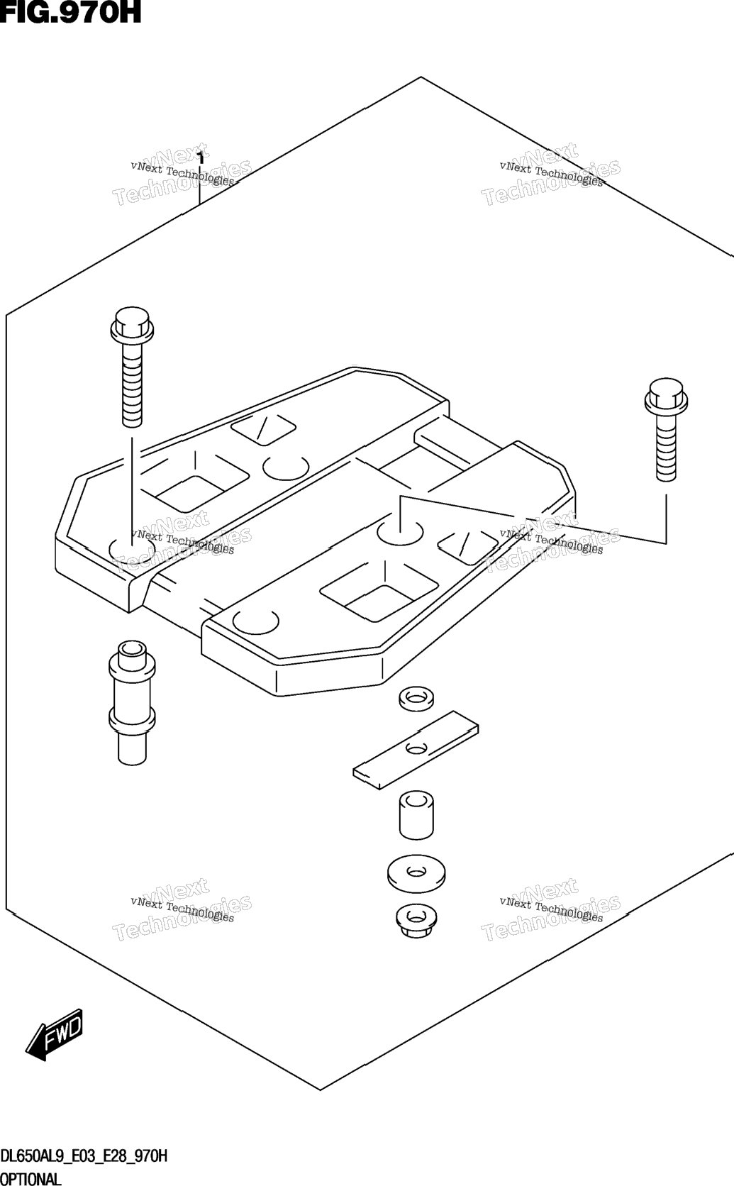 Optional (Top Case Bracket Set)