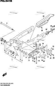 Нажмите для увеличения Rear Swingingarm (Dr-Z125ll9 E03)