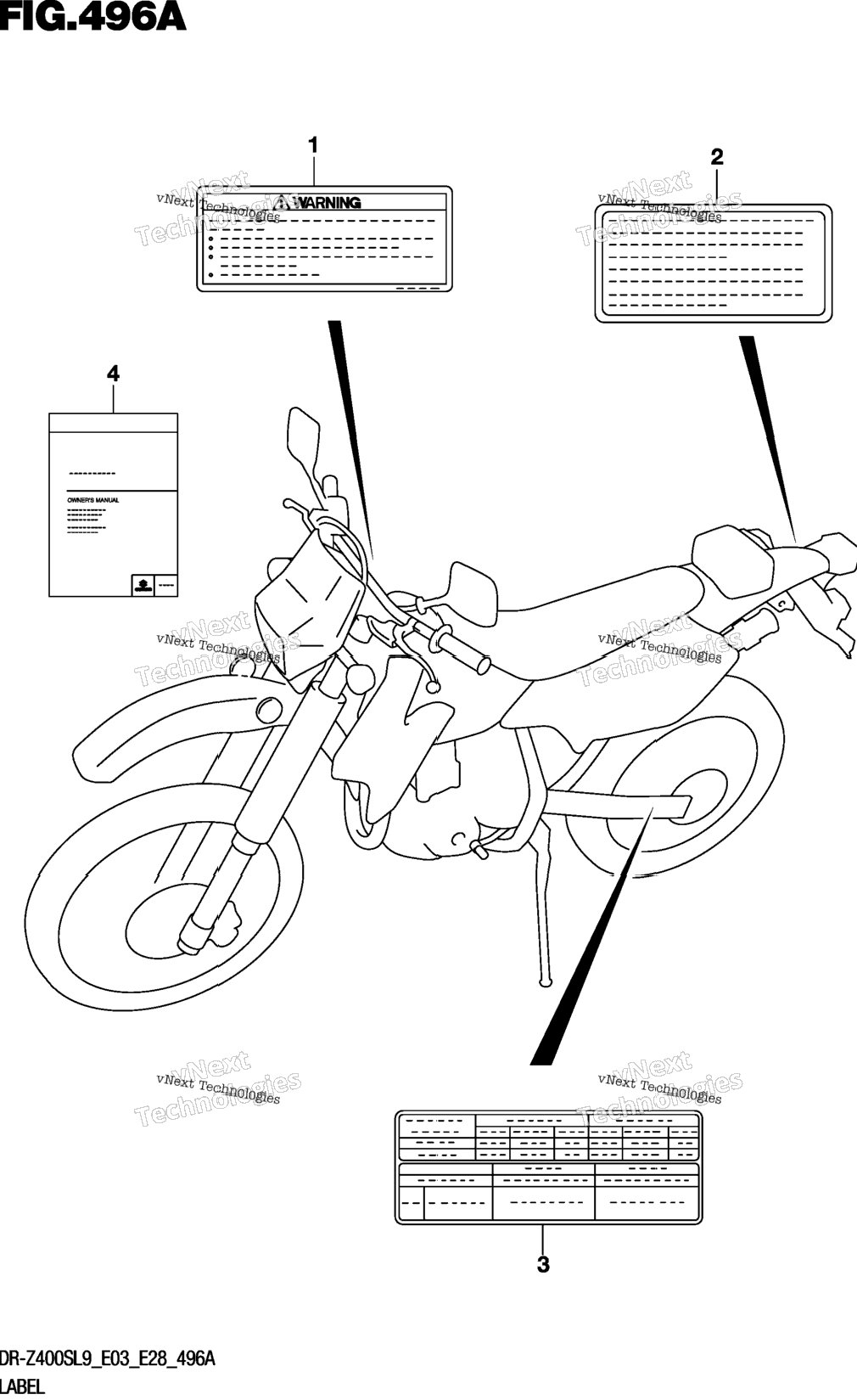 Label (Dr-Z400sl9 E03)