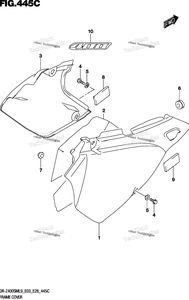 Нажмите для увеличения Frame Cover (Dr-Z400sml9 E33)