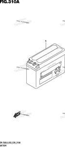 Нажмите для увеличения Battery (Dr-Z50l9 E03)