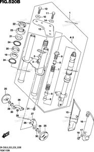 Нажмите для увеличения Front Fork (Dr-Z50l9 E28)