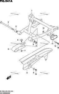 Нажмите для увеличения Rear Swingingarm