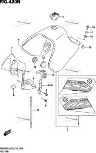 Fuel Tank (Dr650sel9 E28)