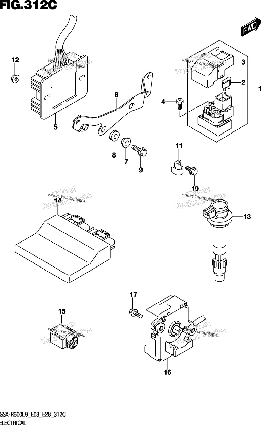 Electrical (Gsx-R600l9 E33)