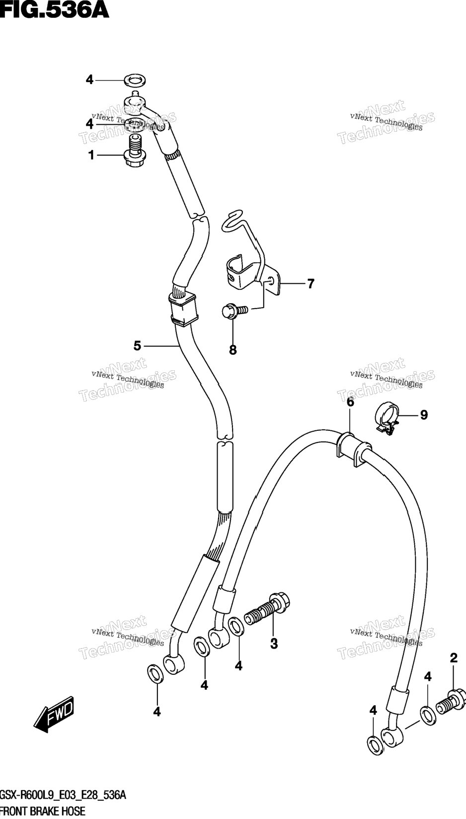 Front Brake Hose