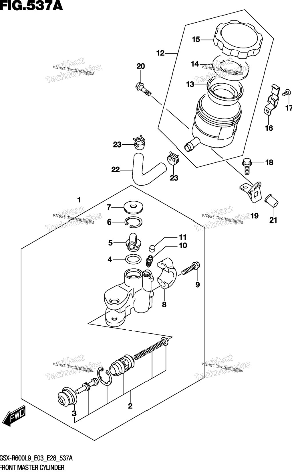 Front Master Cylinder