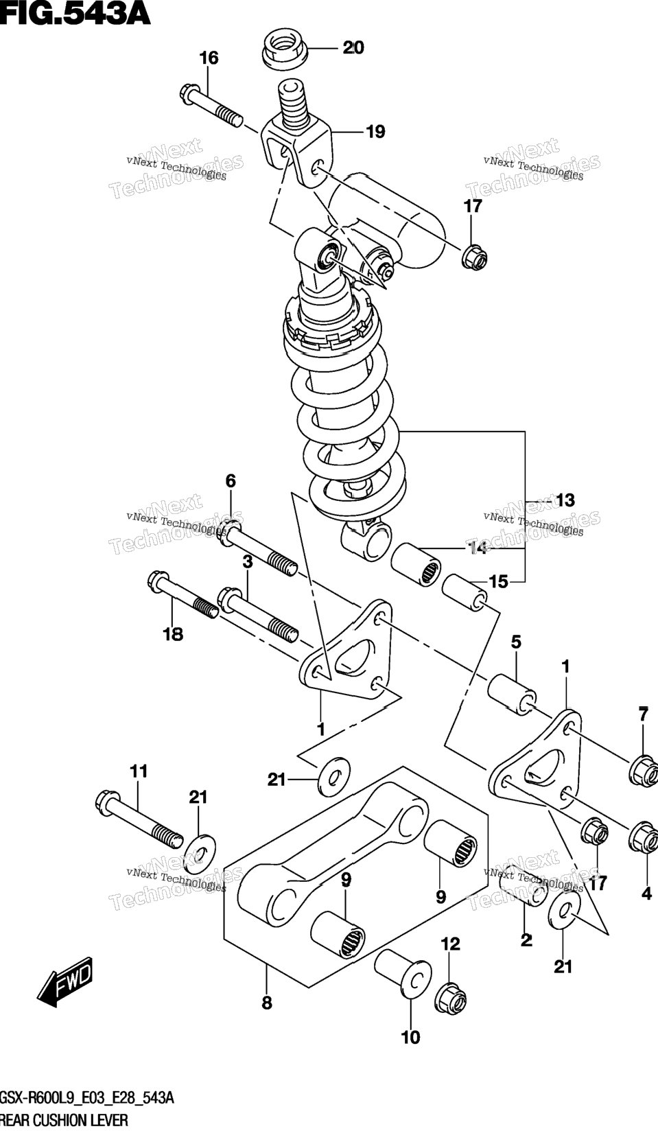 Rear Cushion Lever